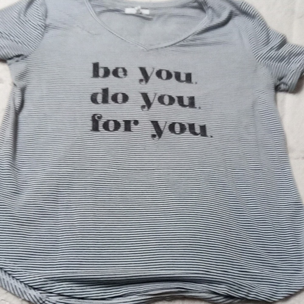 Maurices Black and White Motivational Tee